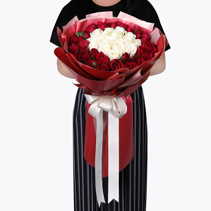 50 roses - Midnight Maroon - Image 3