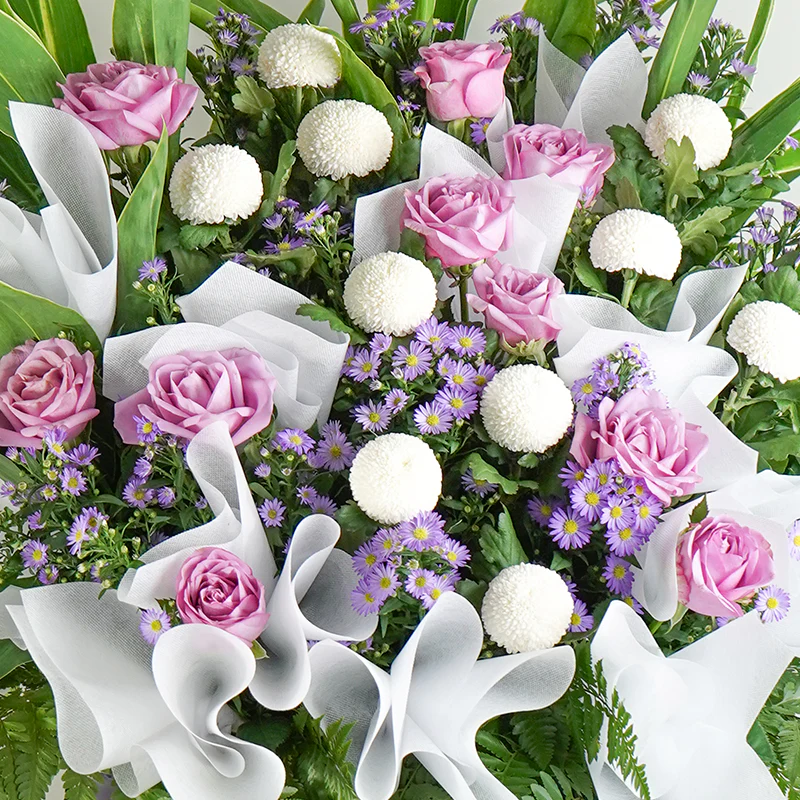 Amethyst Condolence | Funeral Flowers - Image 3