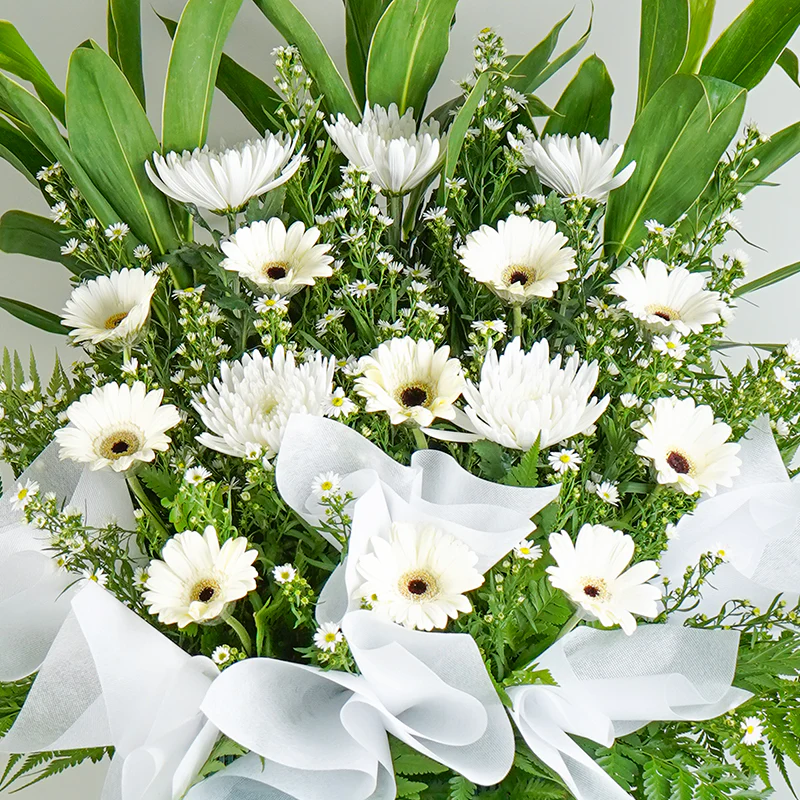 Cool Blue | Condolence Flower Stand - Image 3