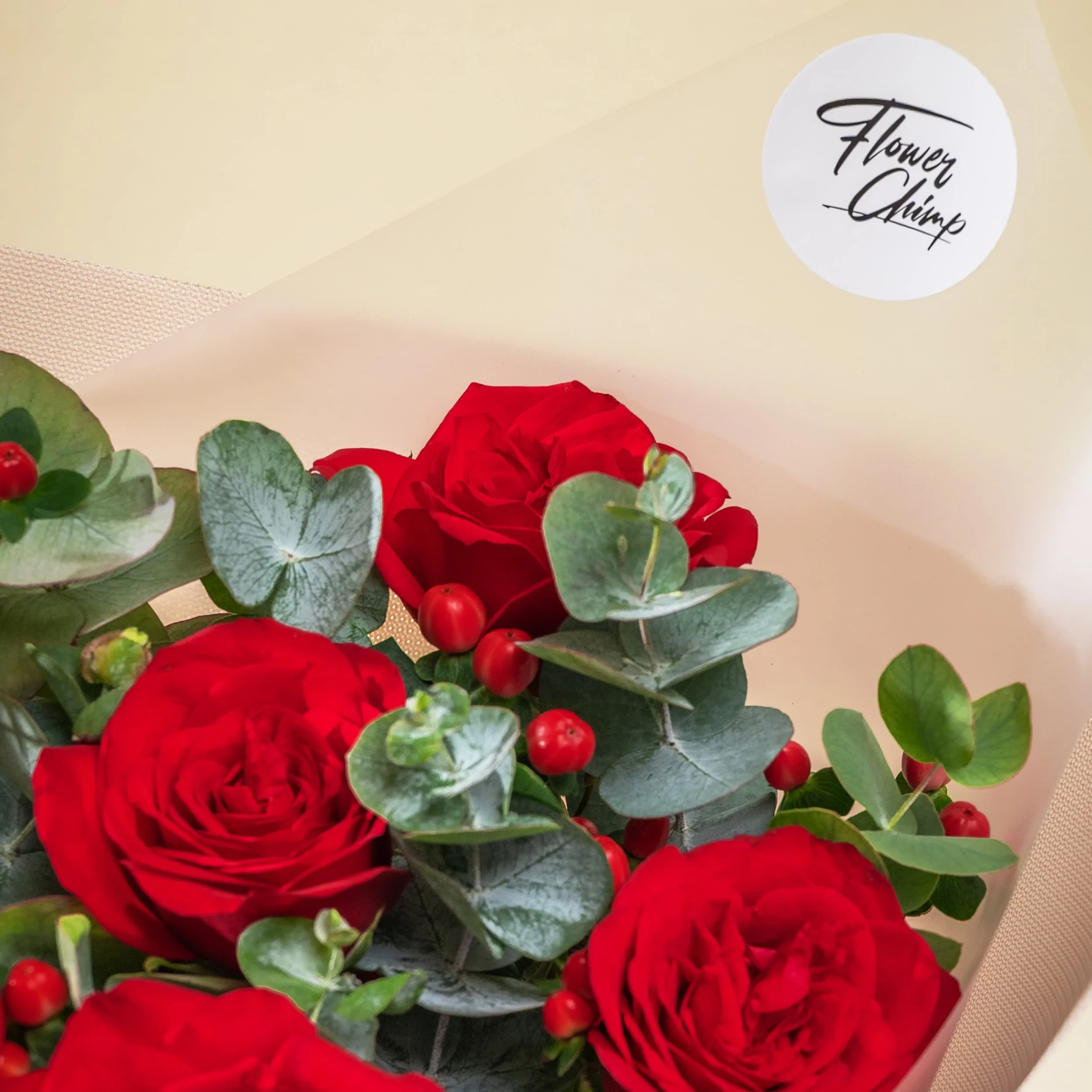 Romantic Red Rose Bouquet - Image 3